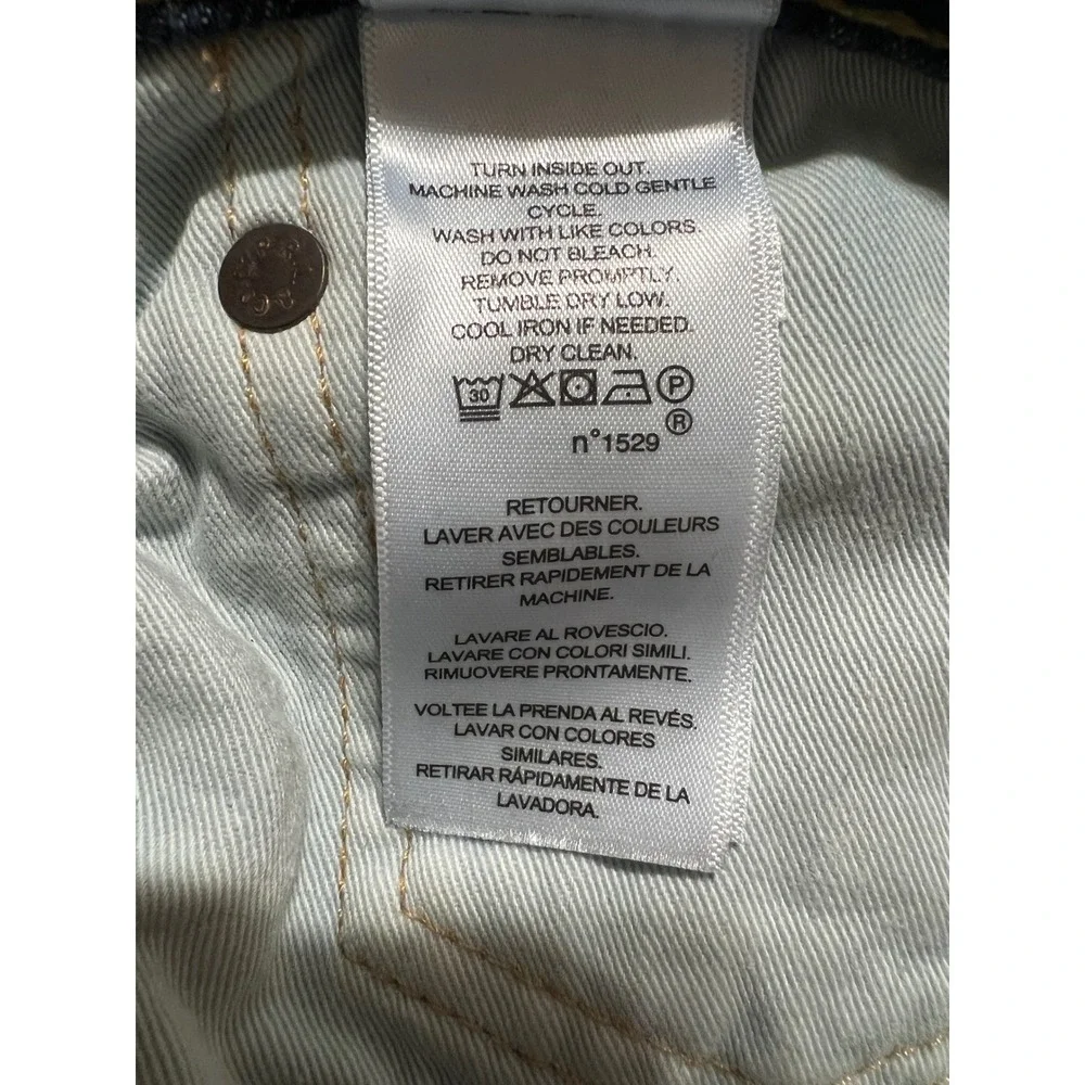 Polo Ralph Lauren Classic Fit Mens Blue Denim Button Fly Jeans 33x30